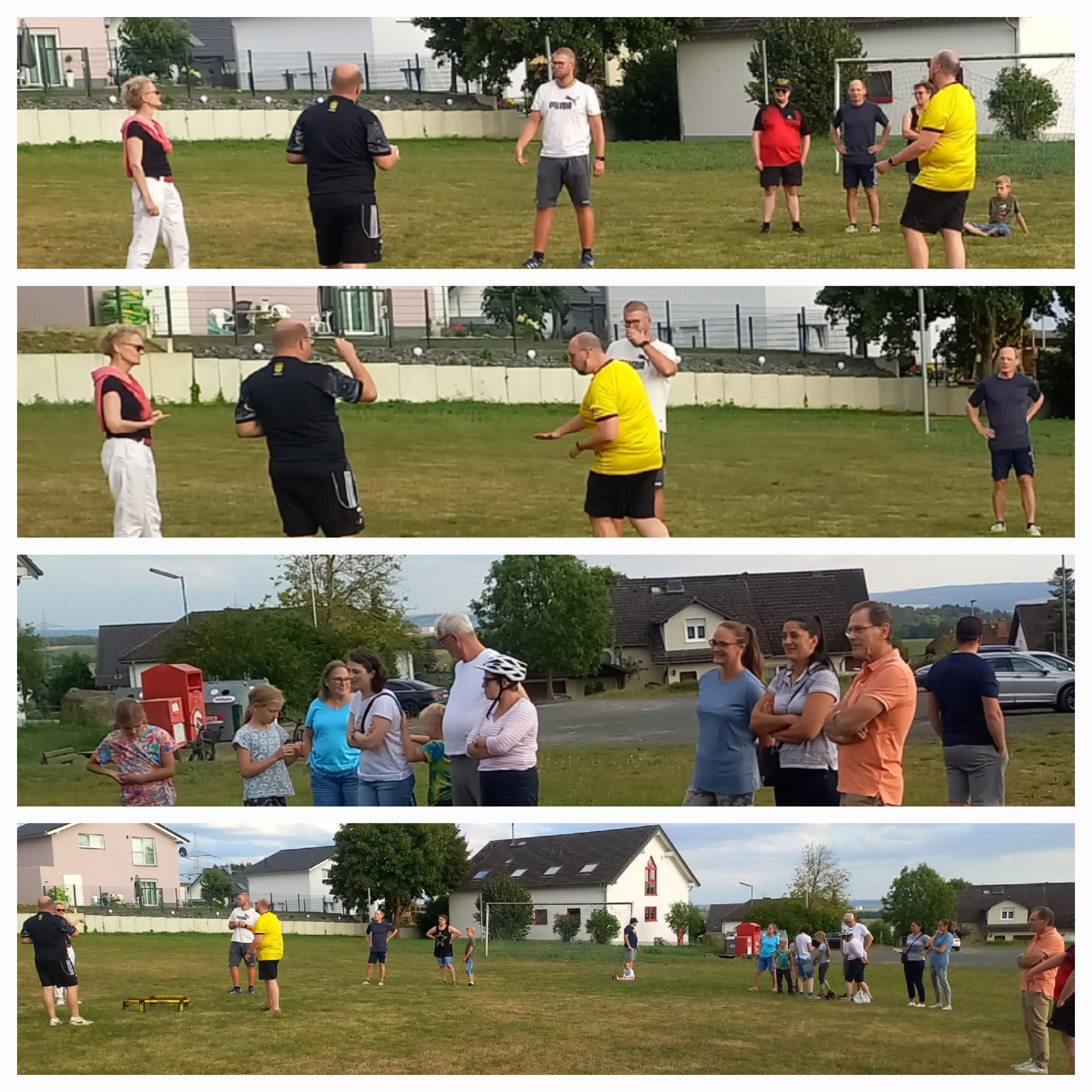 Präsentation Spikeball für und mit interessiertem Publikum